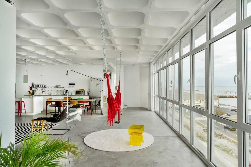 Apartamento Loft Espacoso Com Vista Deslumbrante O Tejo